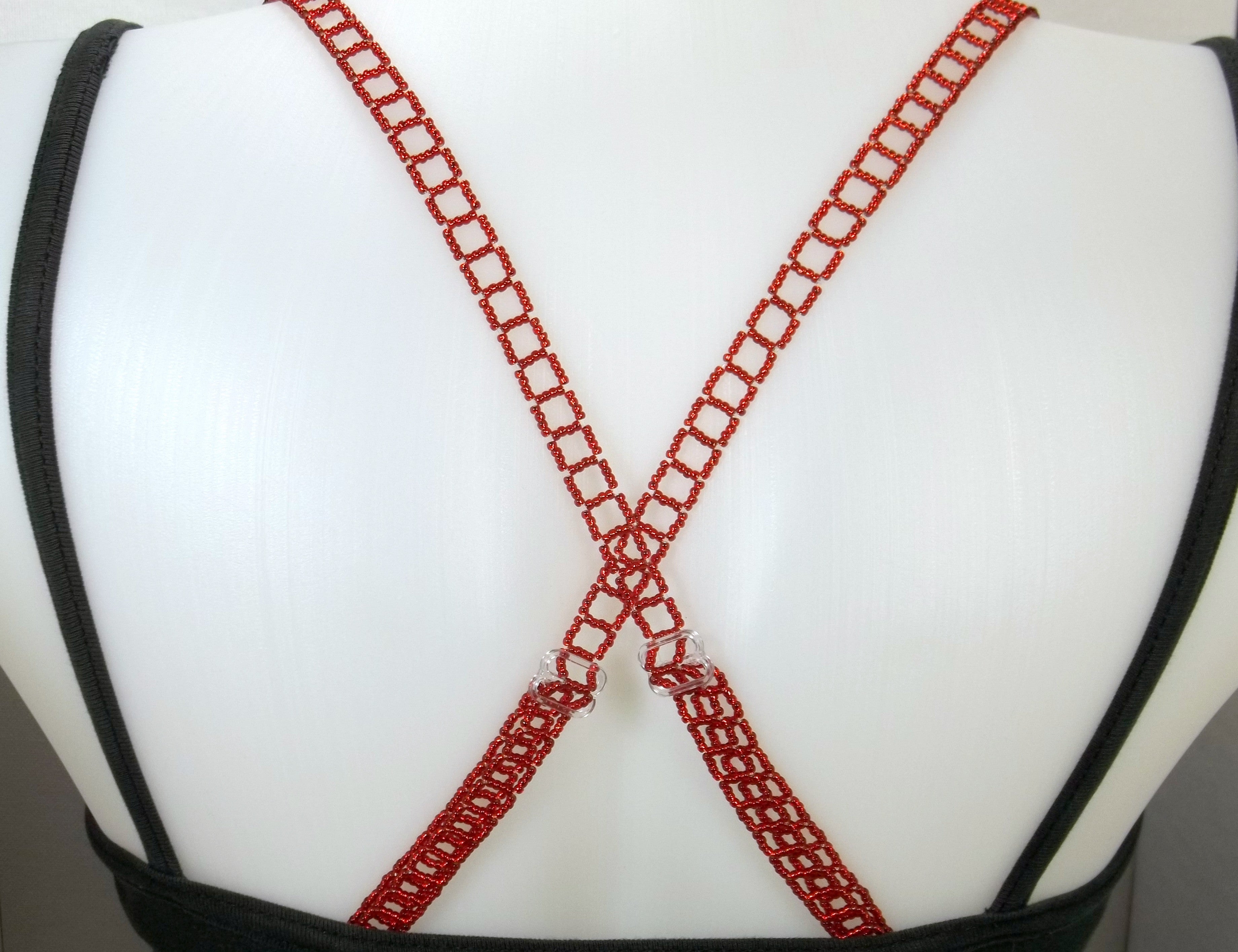 Welcome to Your Beadwork GutsyGuide: Adjustable Beaded Bra Straps - DIY Bra  Straps 