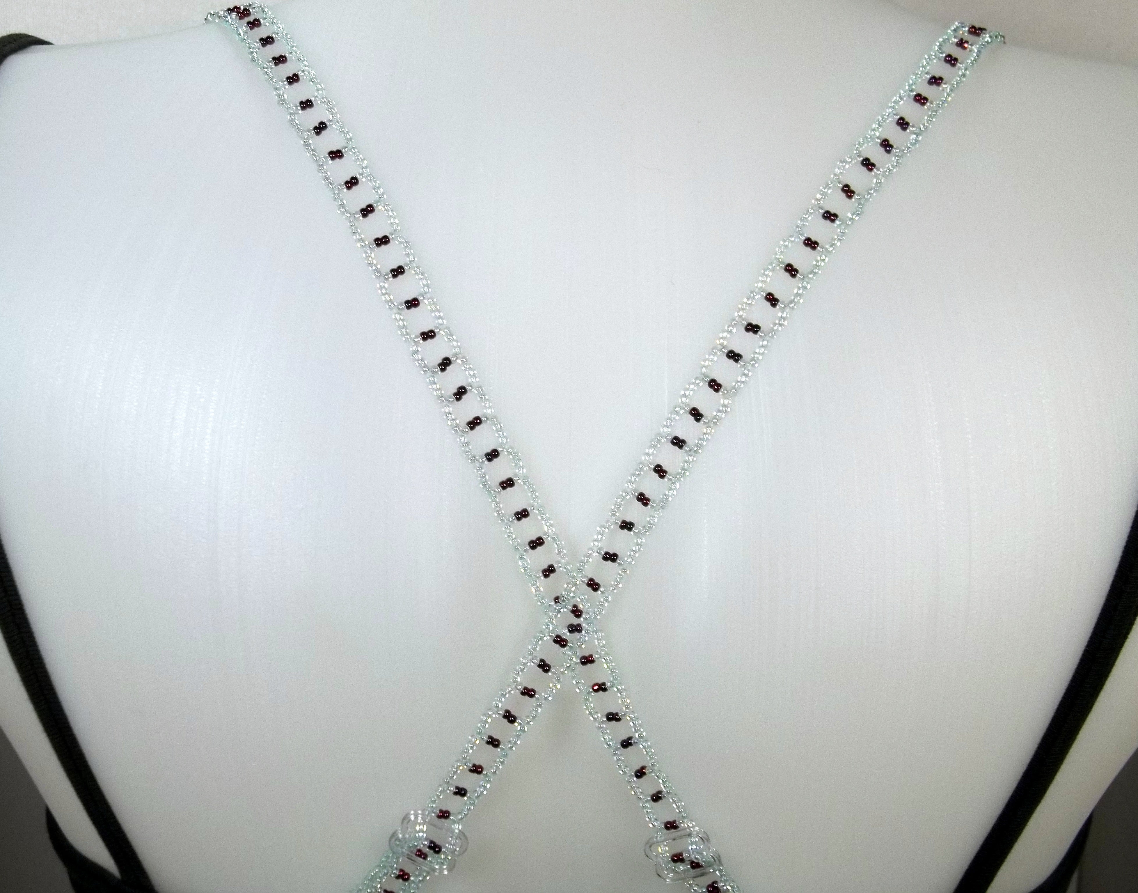 Welcome to Your Beadwork GutsyGuide: Adjustable Beaded Bra Straps - DIY Bra  Straps 