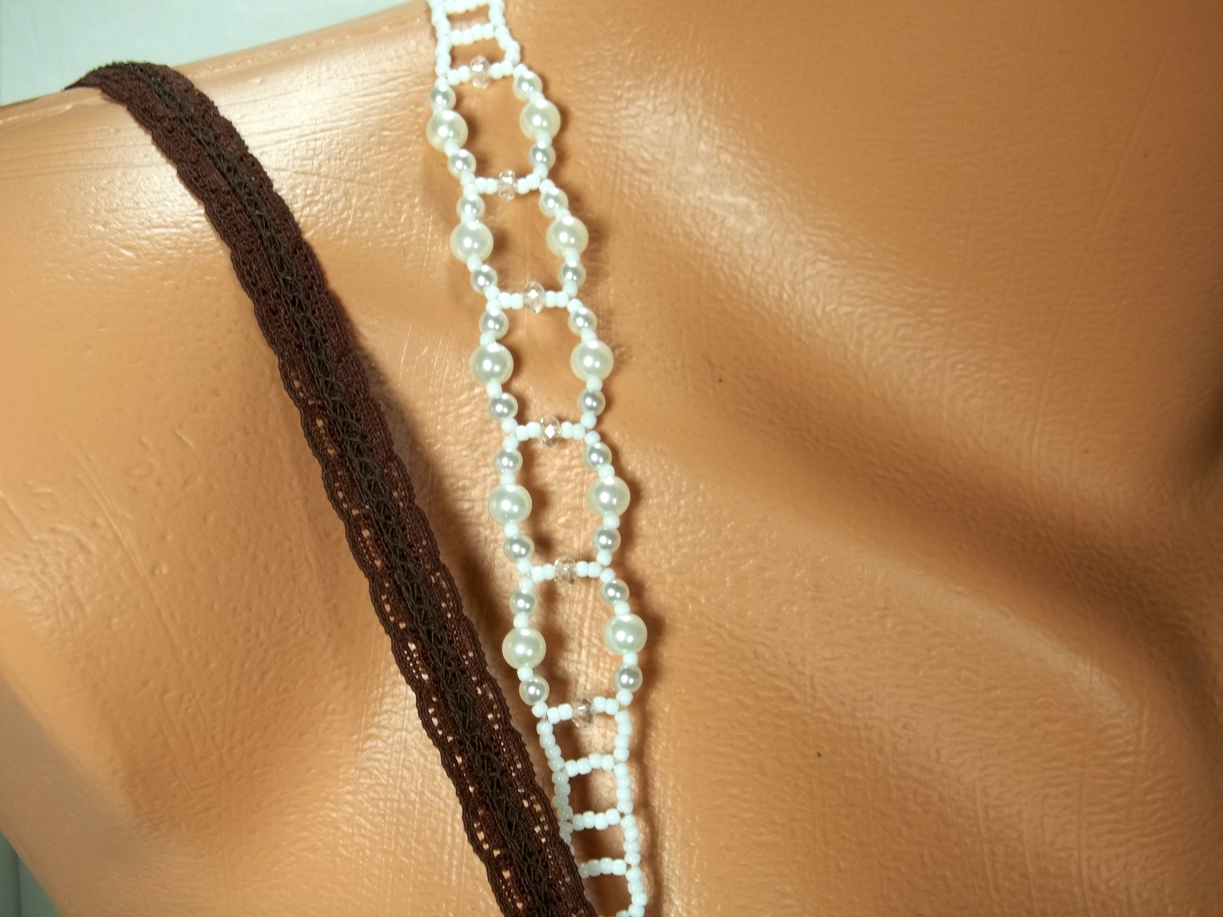 Masala Beads Pearls Stone Bra Strap Adjustable Shoulder Strap Underwear Bra  Accessories - Fashion, Bra Straps