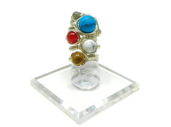 Stackable Gemstone Ring Materials Only for Wire Wrapping Mastering the ...